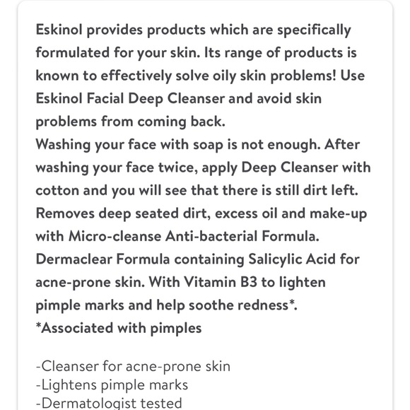 Pimple fighting facial deep cleanser ❤️ - Picture 3 of 6